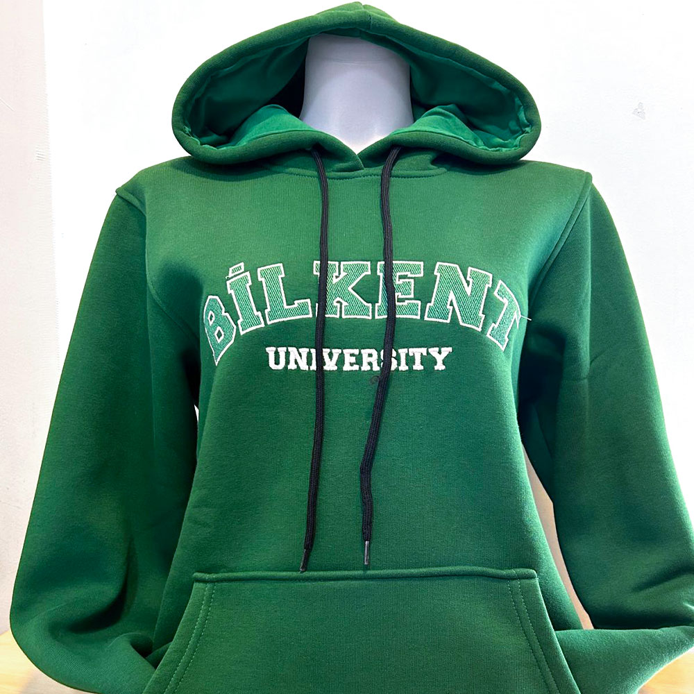 Yeşil Kapüşonlu Sweatshirt